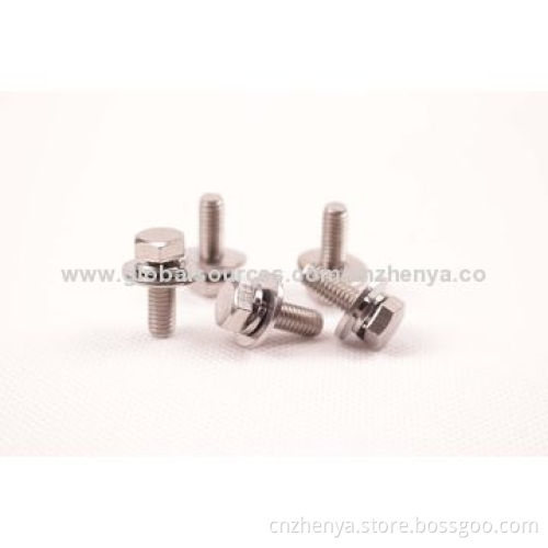Stainless Steel Bolts with Spring Washer and Flat Washer